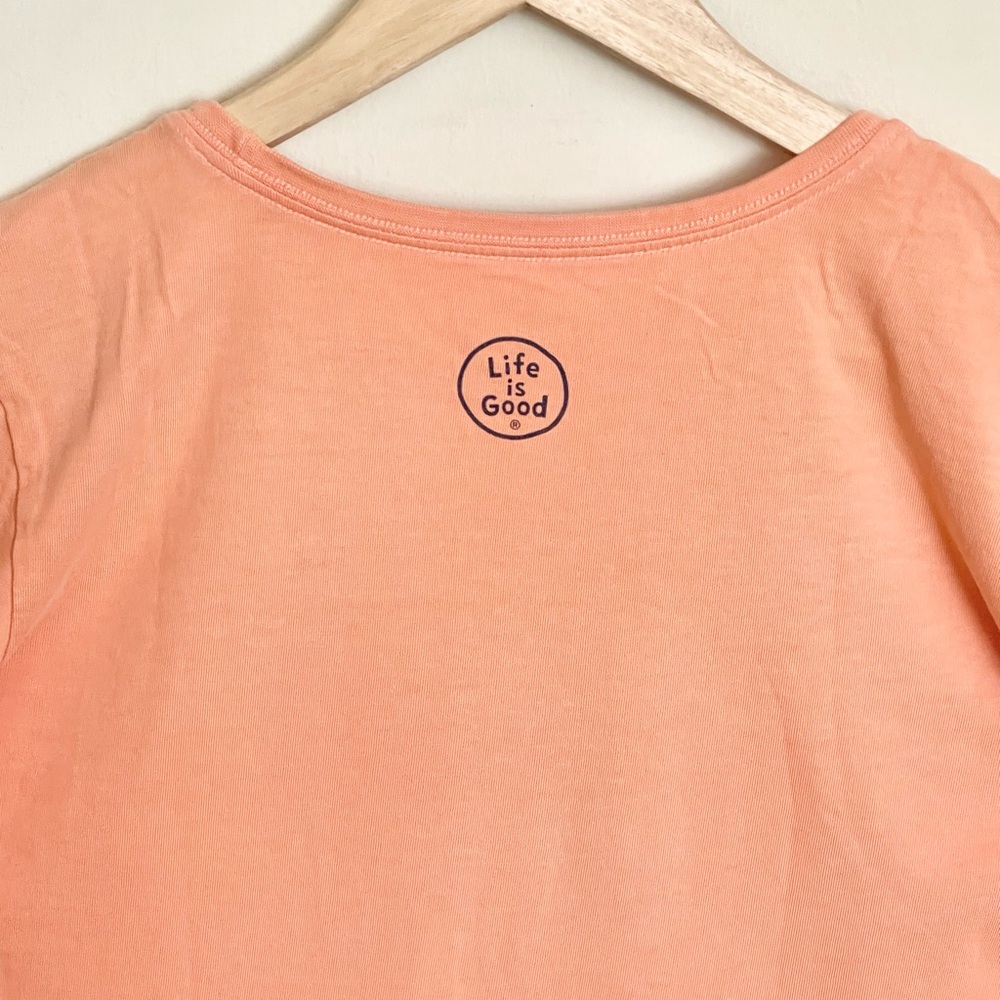 Life Is Good Horse Graphic Peach Crusher T Shirt Women’s Medium Classic Fit - Picture 11 of 14